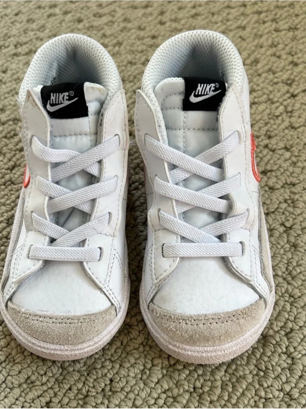 Nike Blazer Mid '77 SE Toddler Size 7C White Athletic Shoes Sneakers DJ0268-100